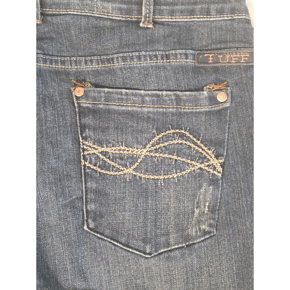 Cowgirl Tuff Co. Womens Jeans WILD THING Barbed Wire Bootcut Tag Sz 29 *(32x35) - Picture 10 of 16